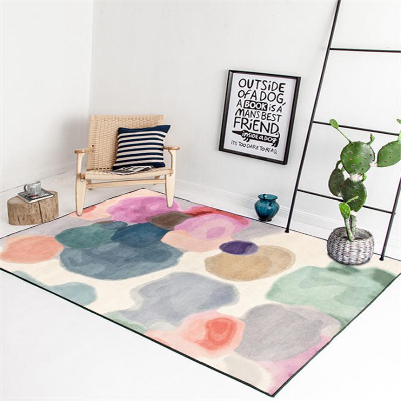 Area Pink Splash Watercolor Rug - Area Collections