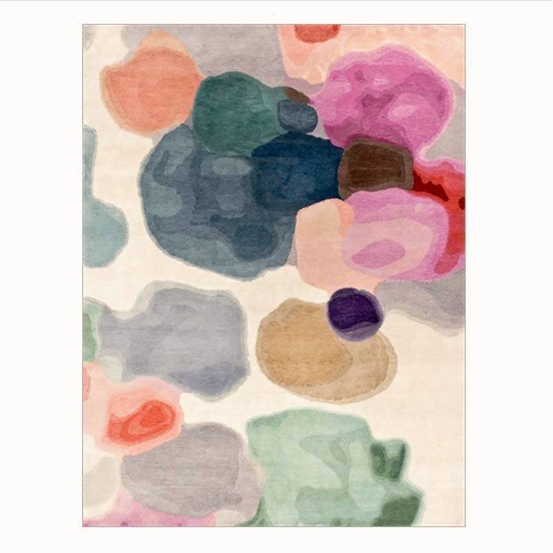 Area Pink Splash Watercolor Rug - Area Collections