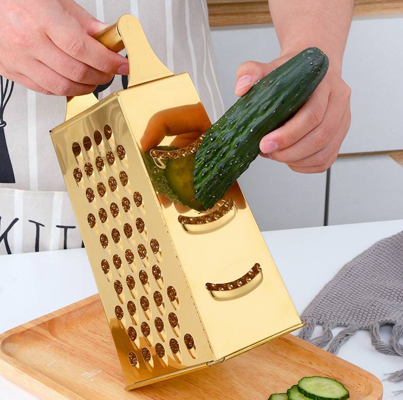 6-Piece Grater Kitchen Tools Box Stainless Steel Cheese Grater Cucumber  Vegetable Cheese Slicer Shredder Kitchen Accessories. Global…