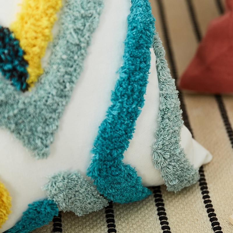 Color Block Tufted Pillow - Area Collections