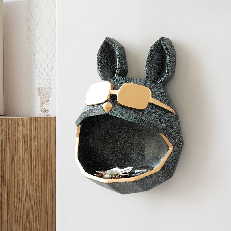 Cool Big-Mouth Dog Wall Shelf - Area Collections
