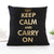 Cozy Area Cushion Cover - Keep Calm & Carry On - Area Collections