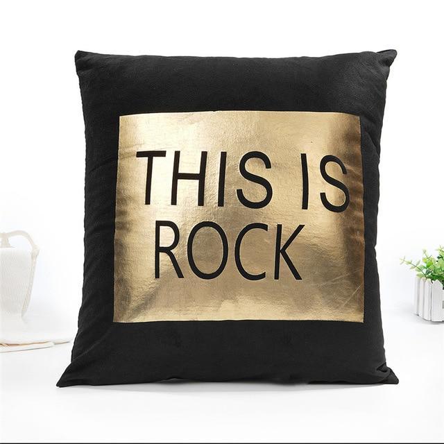 Cozy Area Cushion Covers, Design - This is Rock - Area Collections