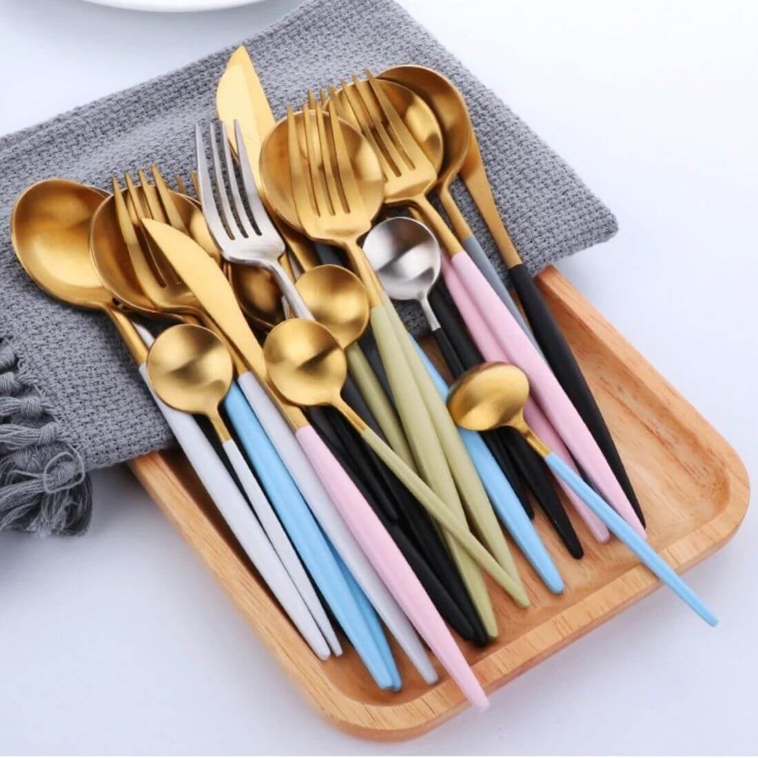 Elna Matte Flatware Set - Area Collections