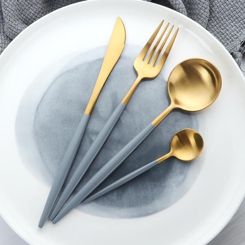 Elna Matte Flatware Set - Area Collections
