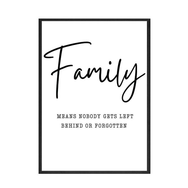 Every Family has a Story Wall Art - Area Collections