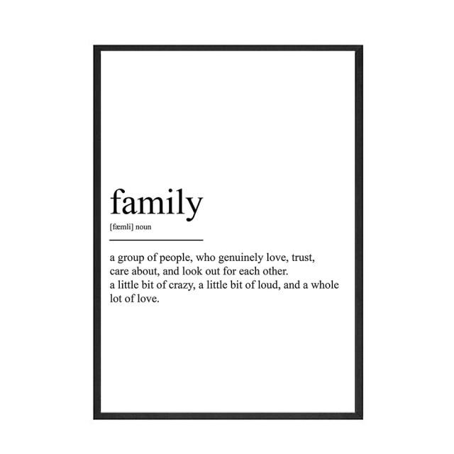 Every Family has a Story Wall Art - Area Collections