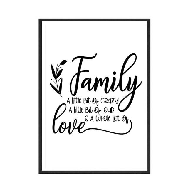 Every Family has a Story Wall Art - Area Collections