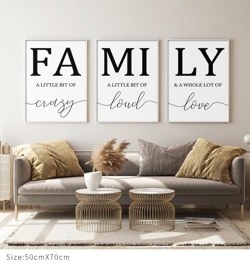 Family a bit of Crazy Wall Art - Area Collections