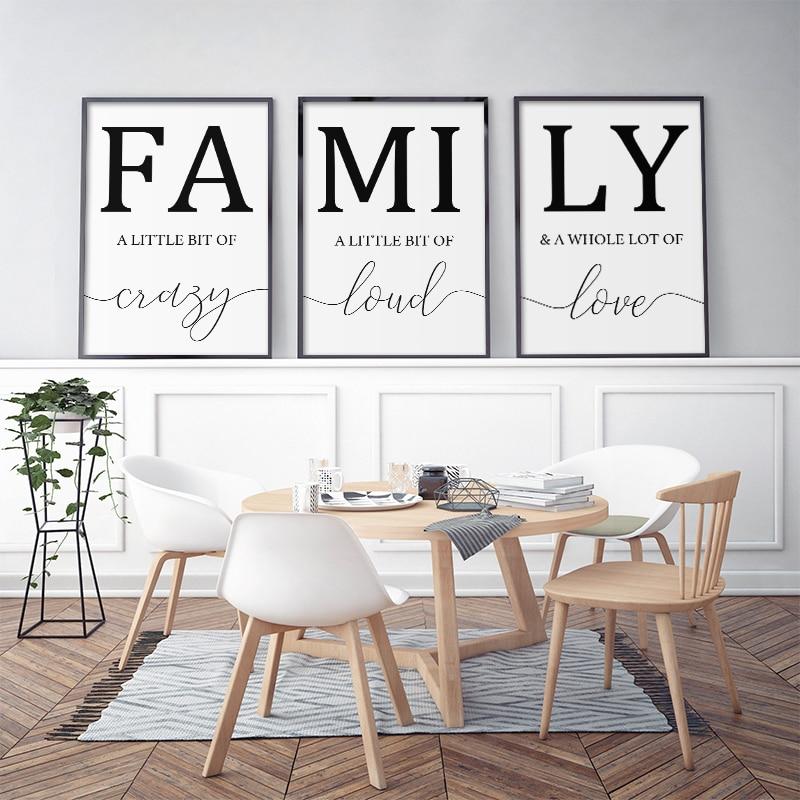Canvas Wall Art - Family.. Crazy, Loud, Whole Lot of Love