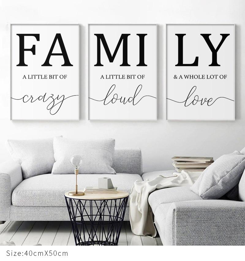 Family a bit of Crazy Wall Art - Area Collections