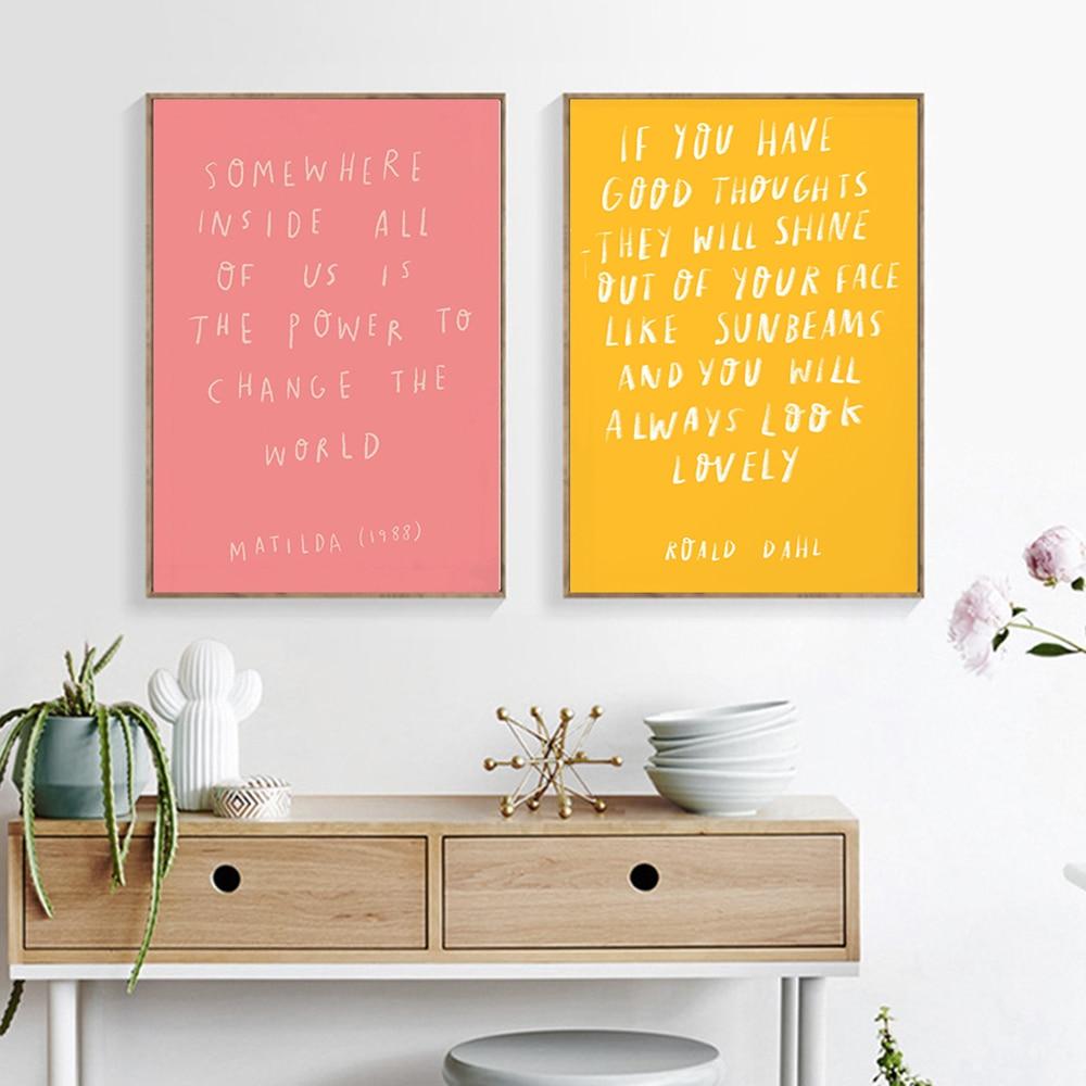 Good Thoughts and Sunbeams ~ Roald Dahl Quotes - Area Collections