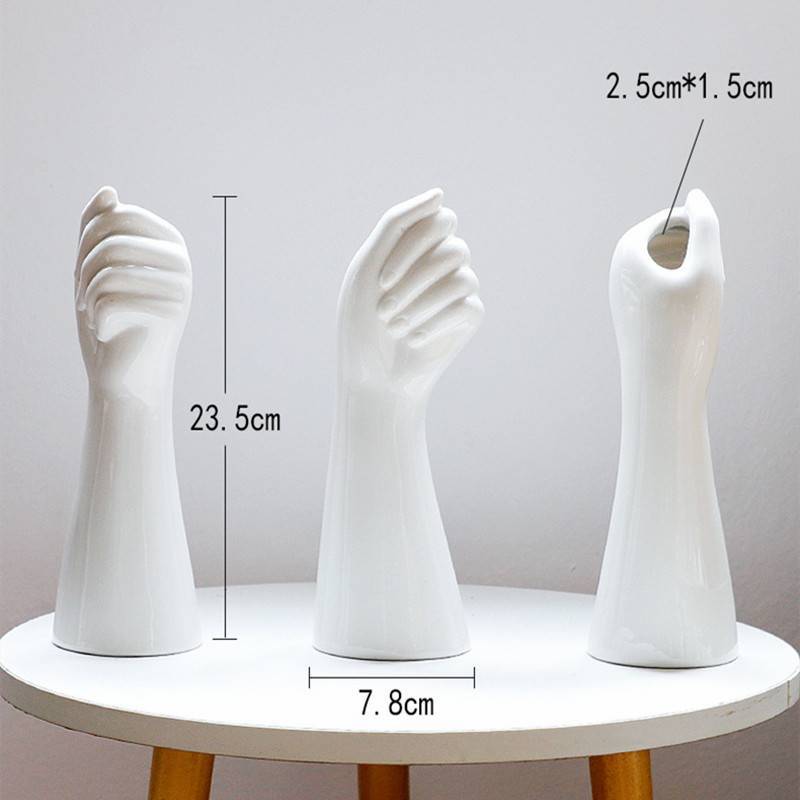 "Hand Holding" Vase - Area Collections