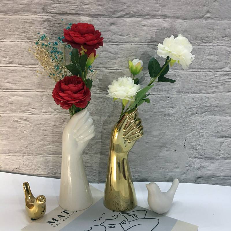 "Hand Holding" Vase - Area Collections