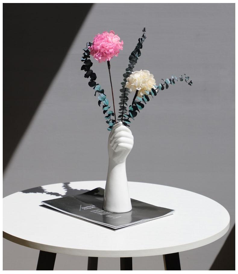 "Hand Holding" Vase - Area Collections