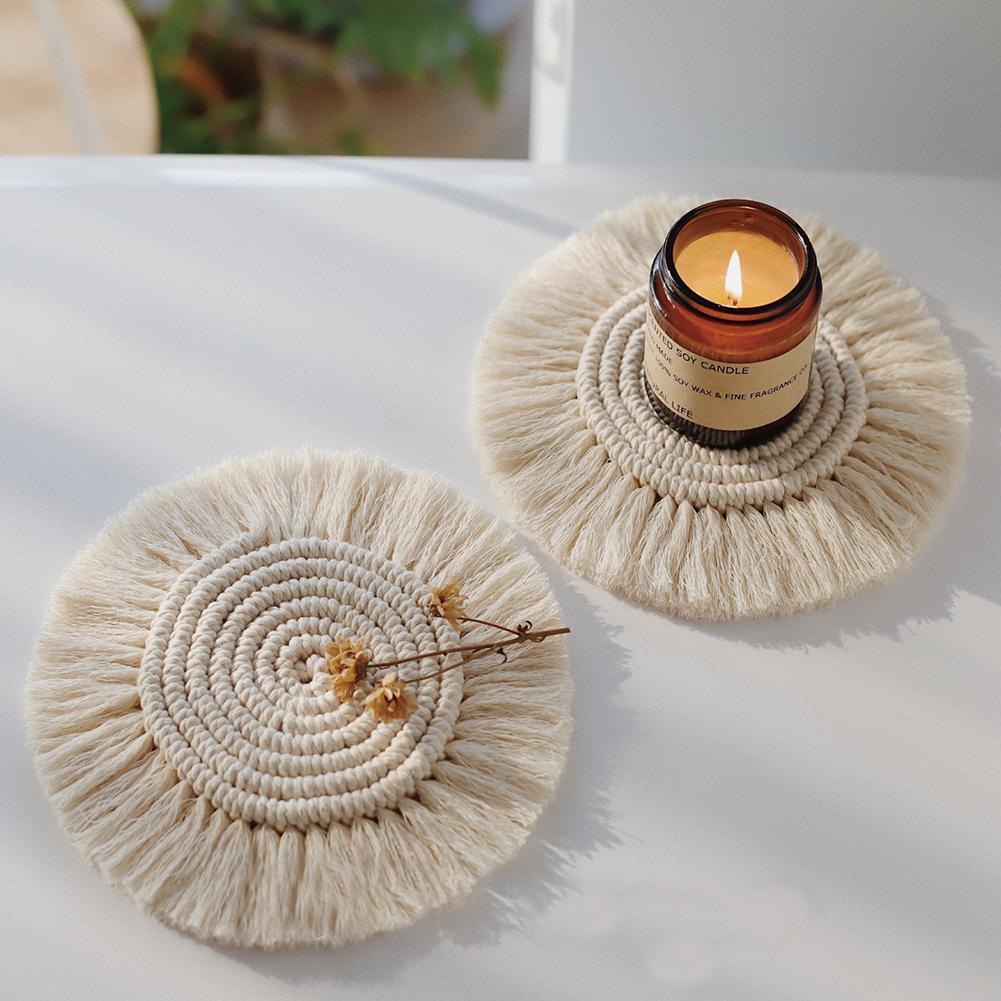 Handmade Macrame Cup Coaster - Area Collections
