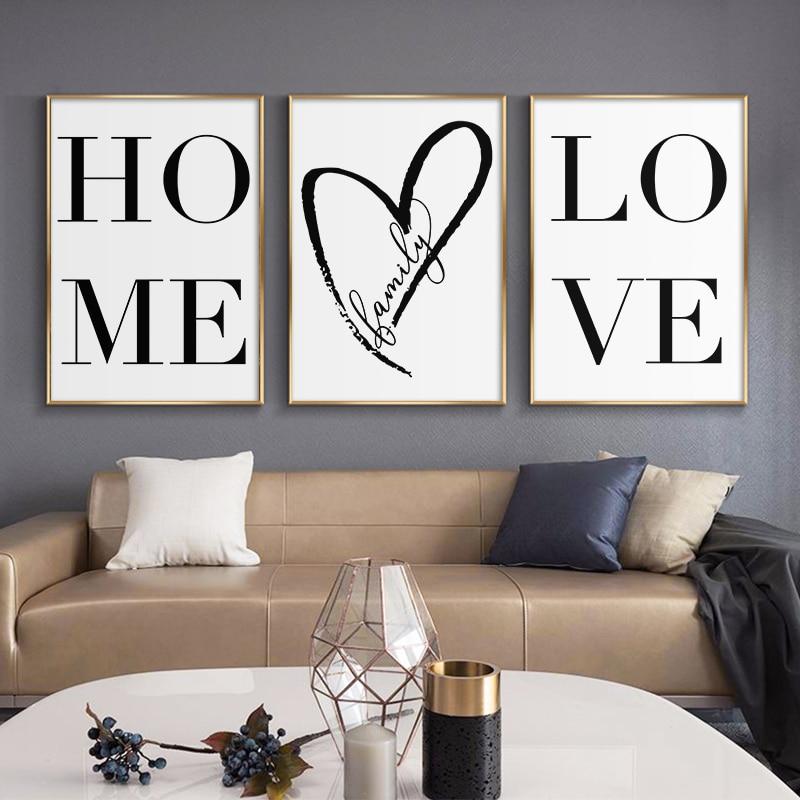 Home Family Love Wall Art - Area Collections