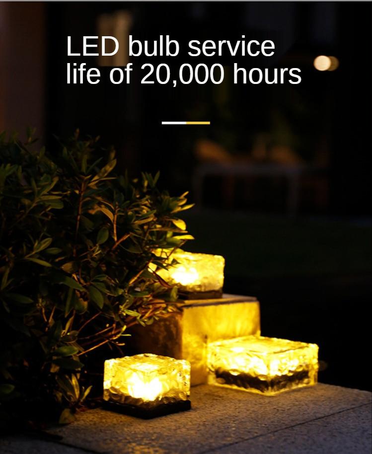 Ice Brick Solar LED Light - Area Collections