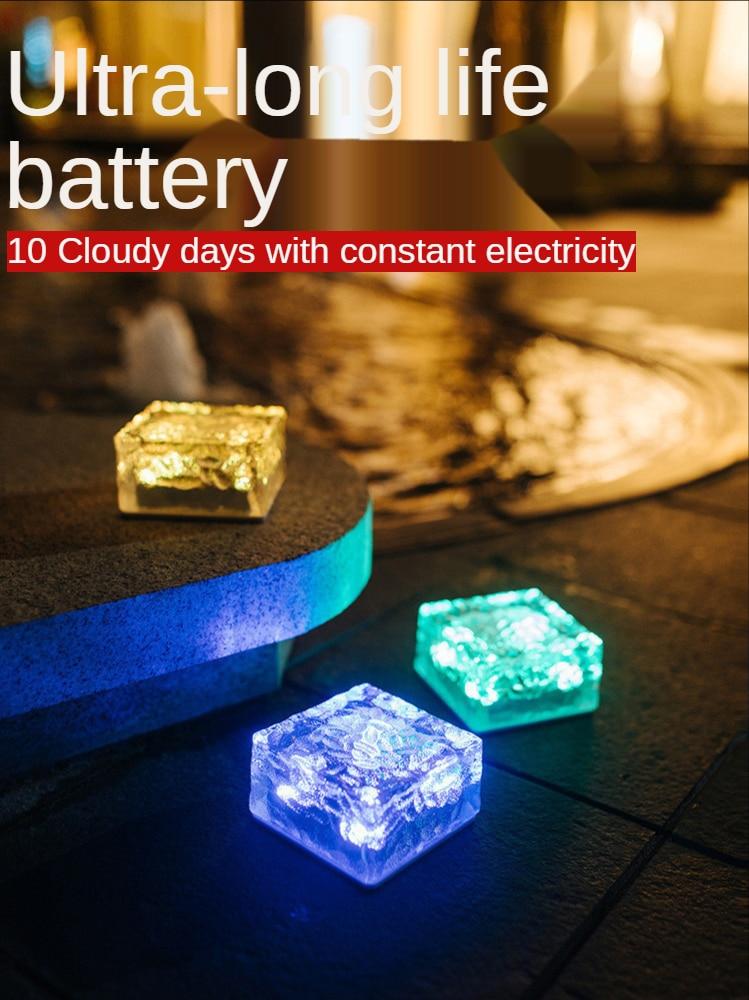 Ice Brick Solar LED Light - Area Collections