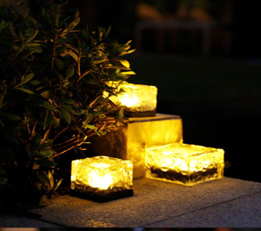 Ice Brick Solar LED Light - Area Collections