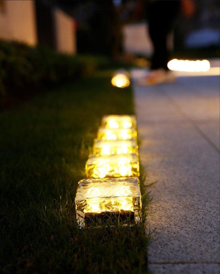 Ice Brick Solar LED Light - Area Collections