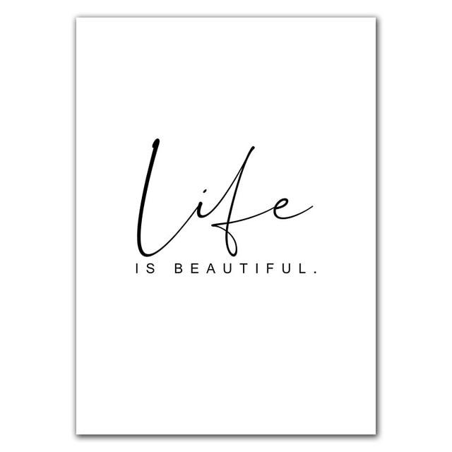 "Life is Beautiful" Dandelion Wall Art - Area Collections