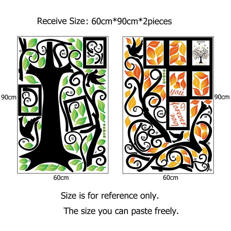 "Love Forever" - Heart- shaped Family Tree ( 2 pcs ) - Area Collections