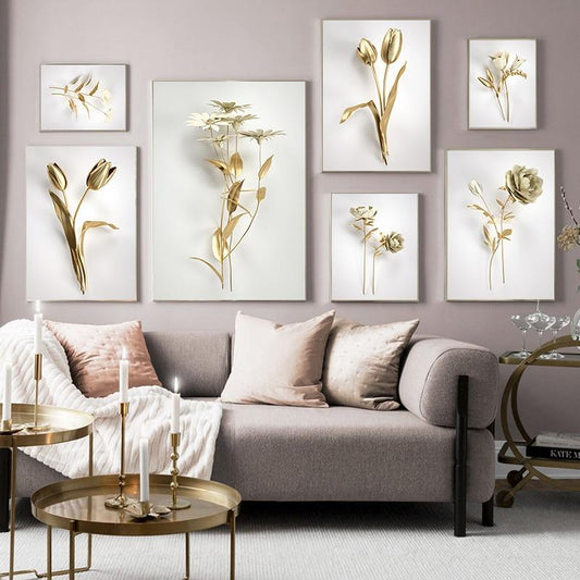 Luxe Golden Flower - Area Collections