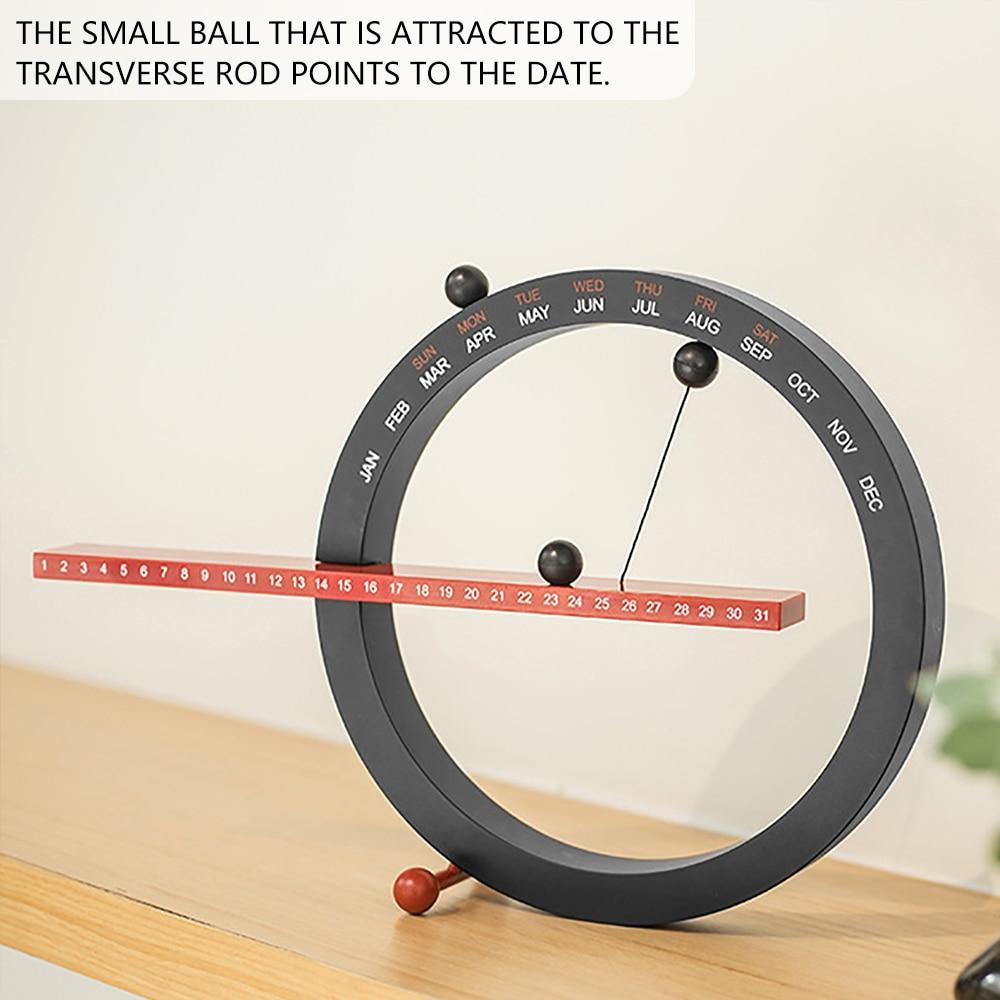 Minimalist Perpetual Table Calendar - Area Collections