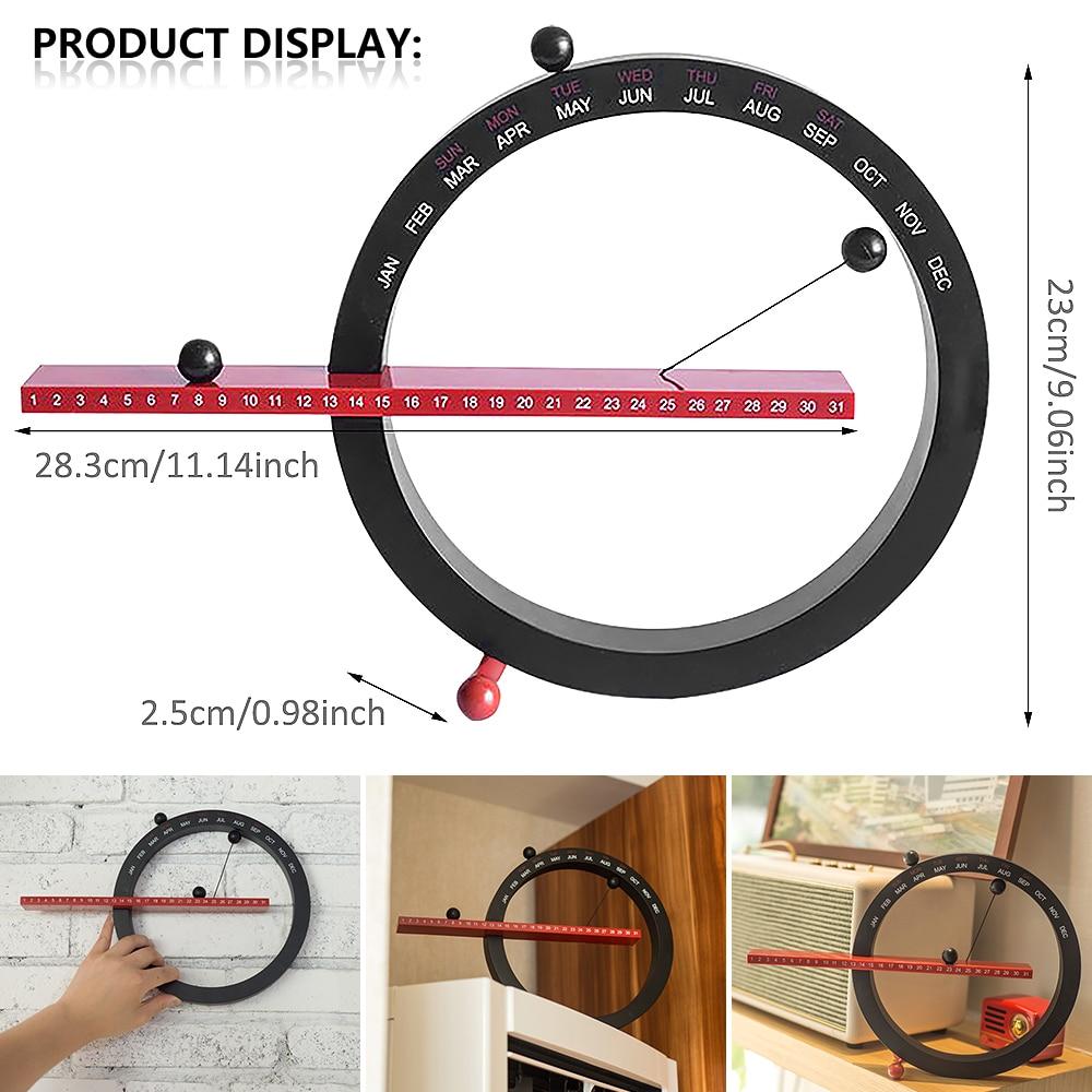 Minimalist Perpetual Table Calendar - Area Collections