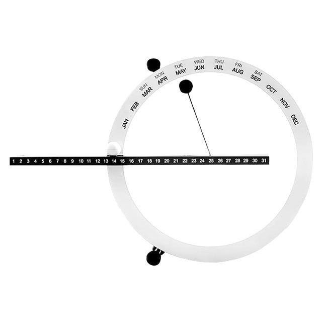 Minimalist Perpetual Table Calendar - Area Collections