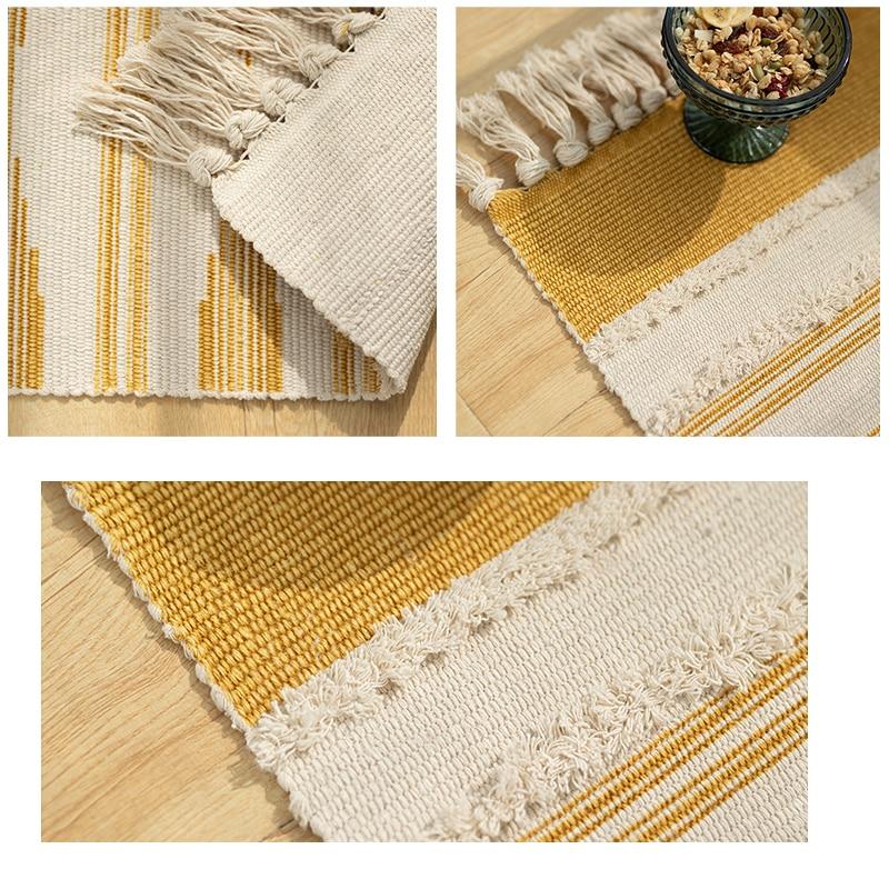 Mustard Gray Moroccan Style Area Rug - Area Collections