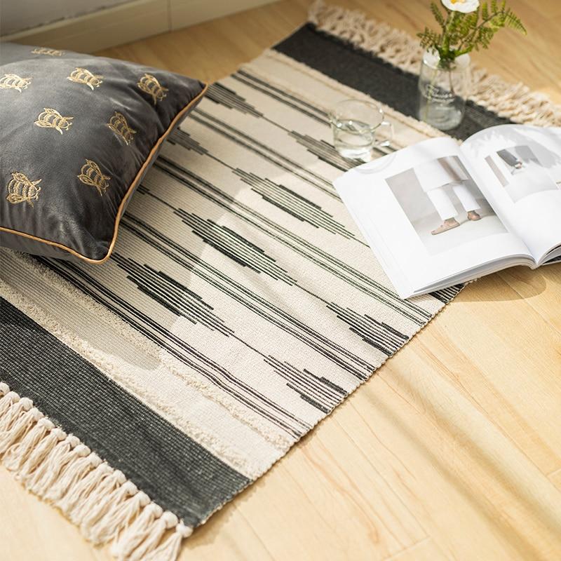 Mustard Gray Moroccan Style Area Rug - Area Collections
