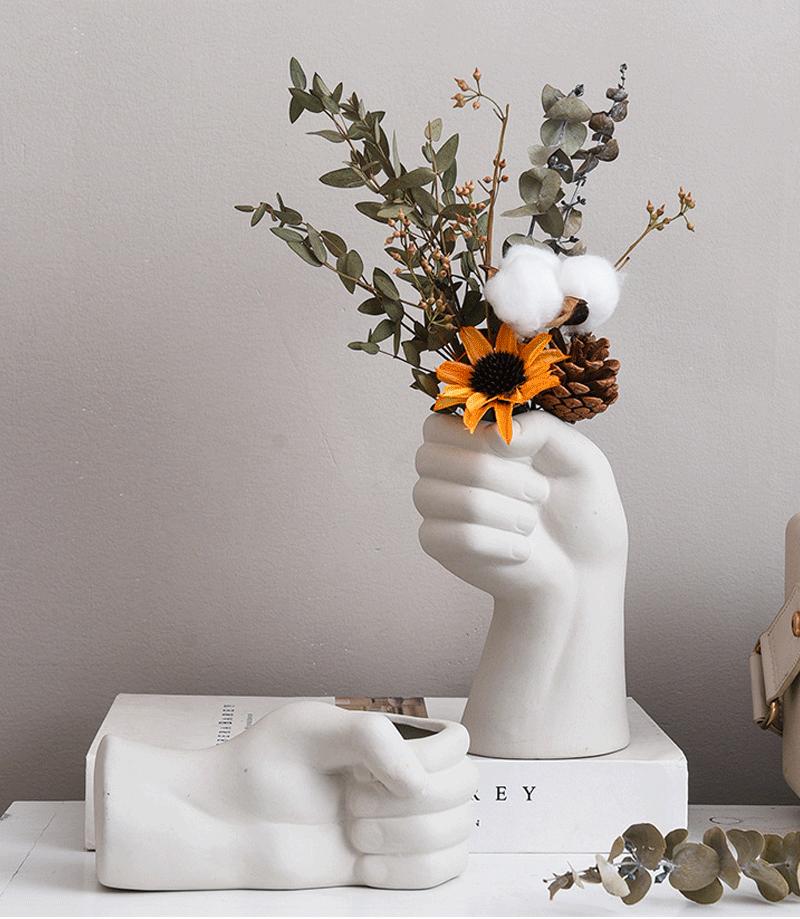 Nordic Hand-shaped Vase - Area Collections