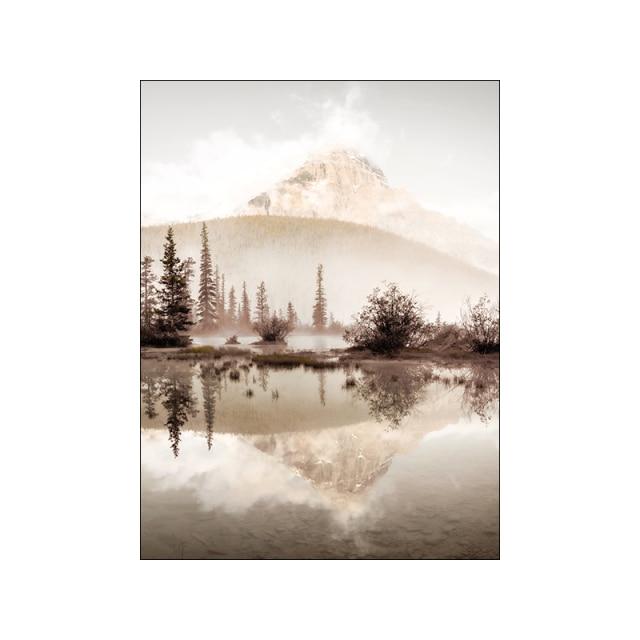 Nordic Landscape Abstract Lines Wall Art - Area Collections