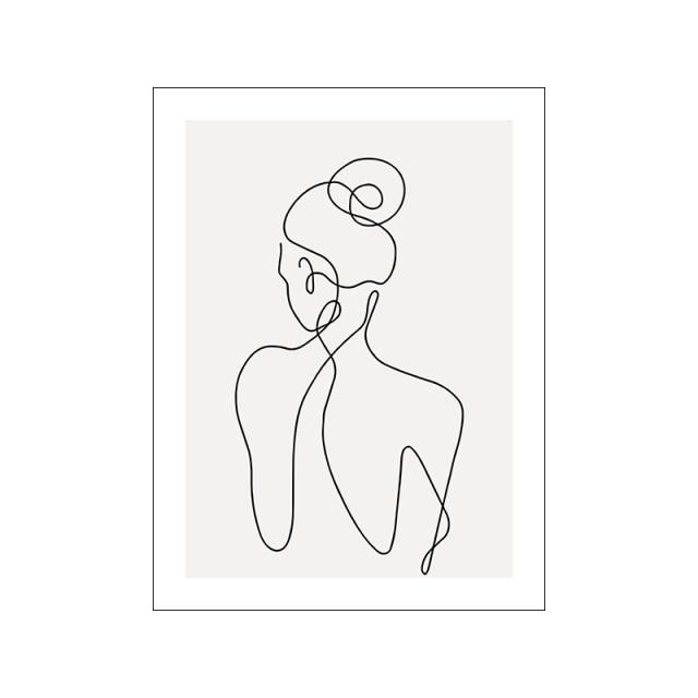 Nordic Landscape Abstract Lines Wall Art - Area Collections
