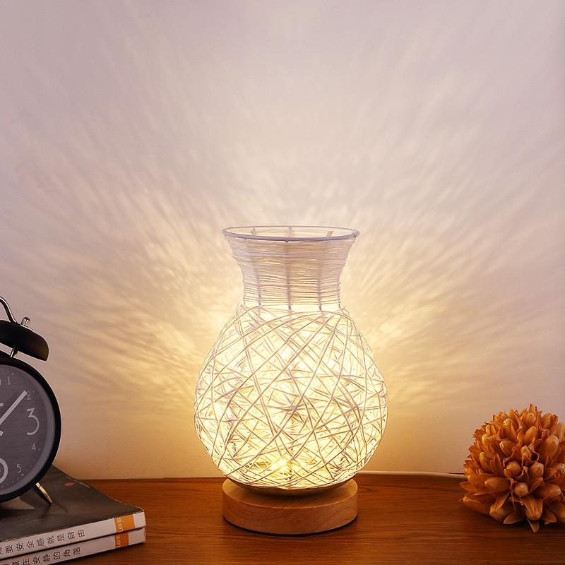 Rattan Vase Table Lamp - Area Collections