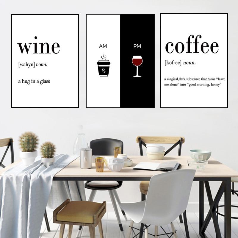 Red Wine and Coffee Wall Art - Area Collections