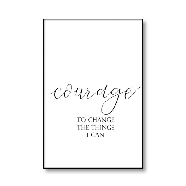 Serenity Courage Wisdom Wall Art - Area Collections