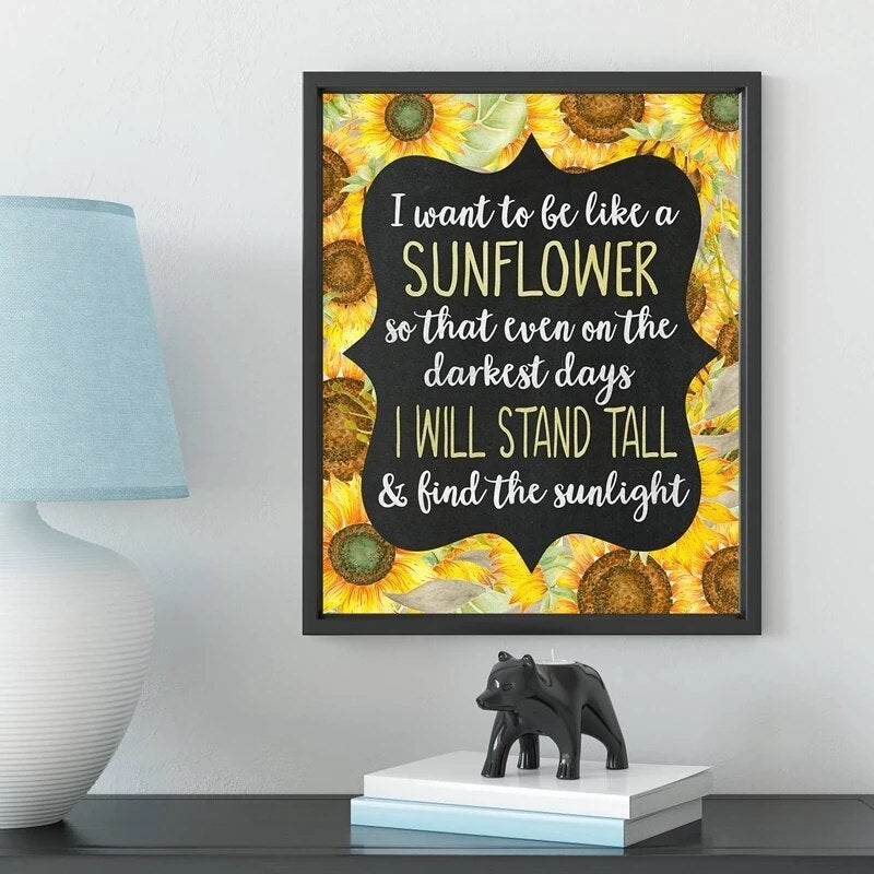 Sunflowers Stand Tall Canvas Print - Area Collections