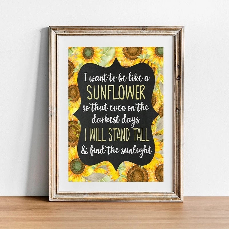 Sunflowers Stand Tall Canvas Print - Area Collections