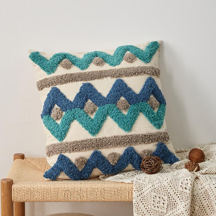 Teal and Blues Pillows - Area Collections