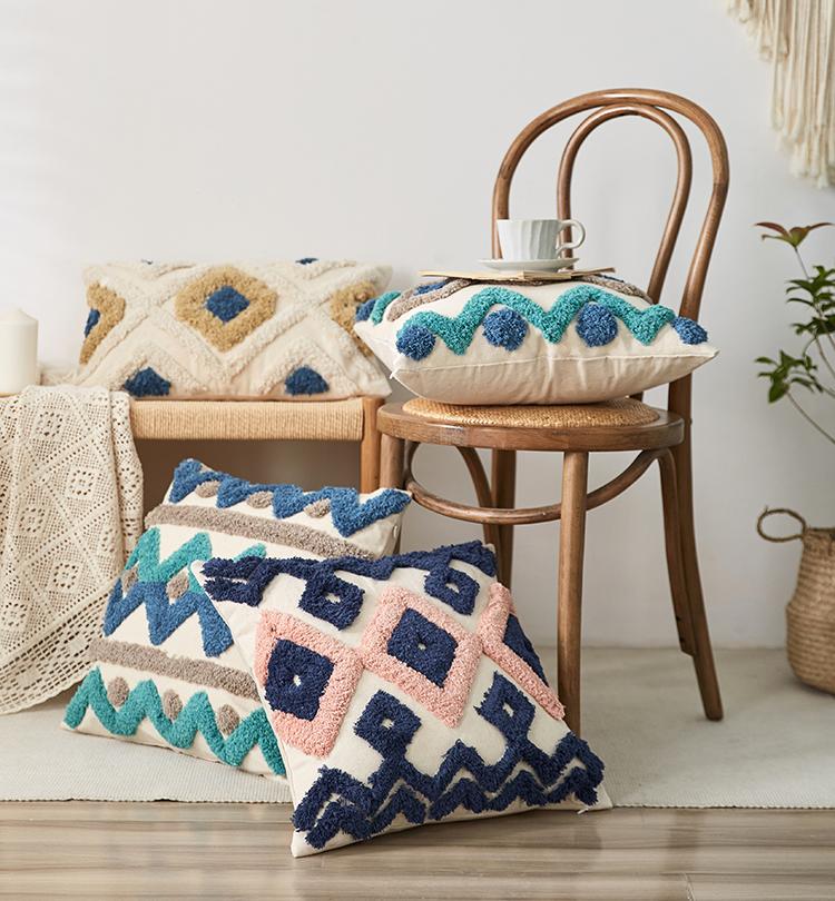 Teal and Blues Pillows - Area Collections