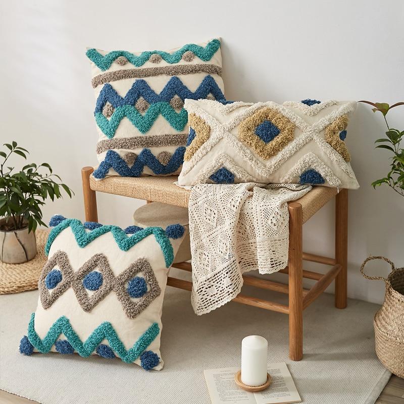 Teal and Blues Pillows - Area Collections