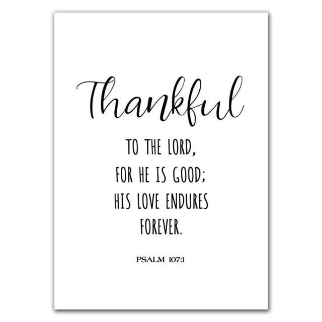 Thankful Grateful Blessed Wall Art - Area Collections