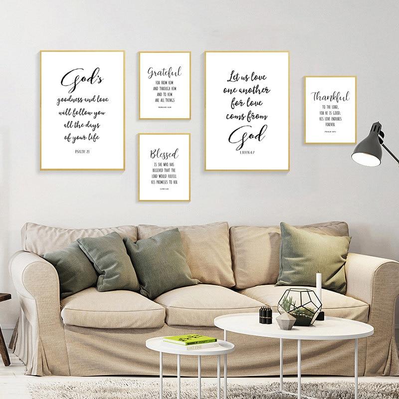 Thankful Grateful Blessed Wall Art - Area Collections