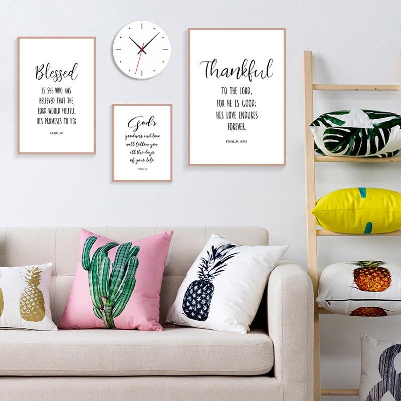 Thankful Grateful Blessed Wall Art - Area Collections