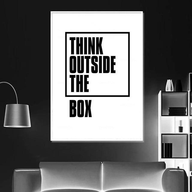 Think Outside The Box Wall Art - Area Collections