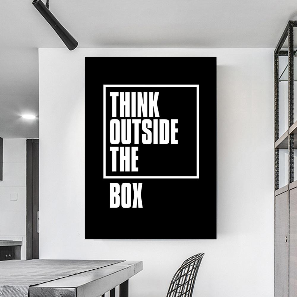 Think Outside The Box Wall Art - Area Collections