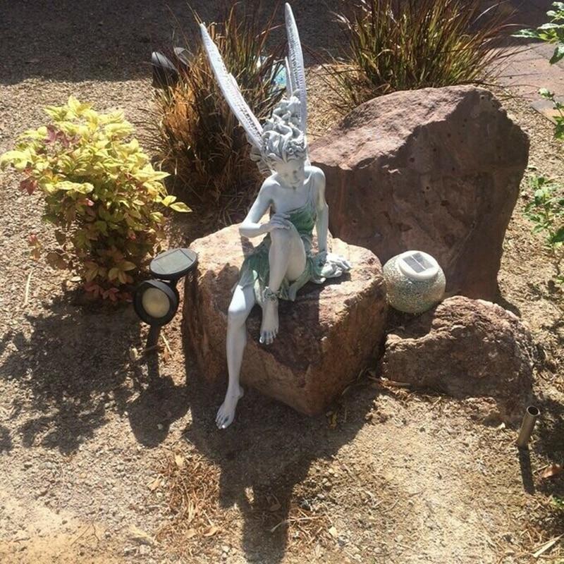 Tudor And Turek Sitting Fairy Statue - Area Collections